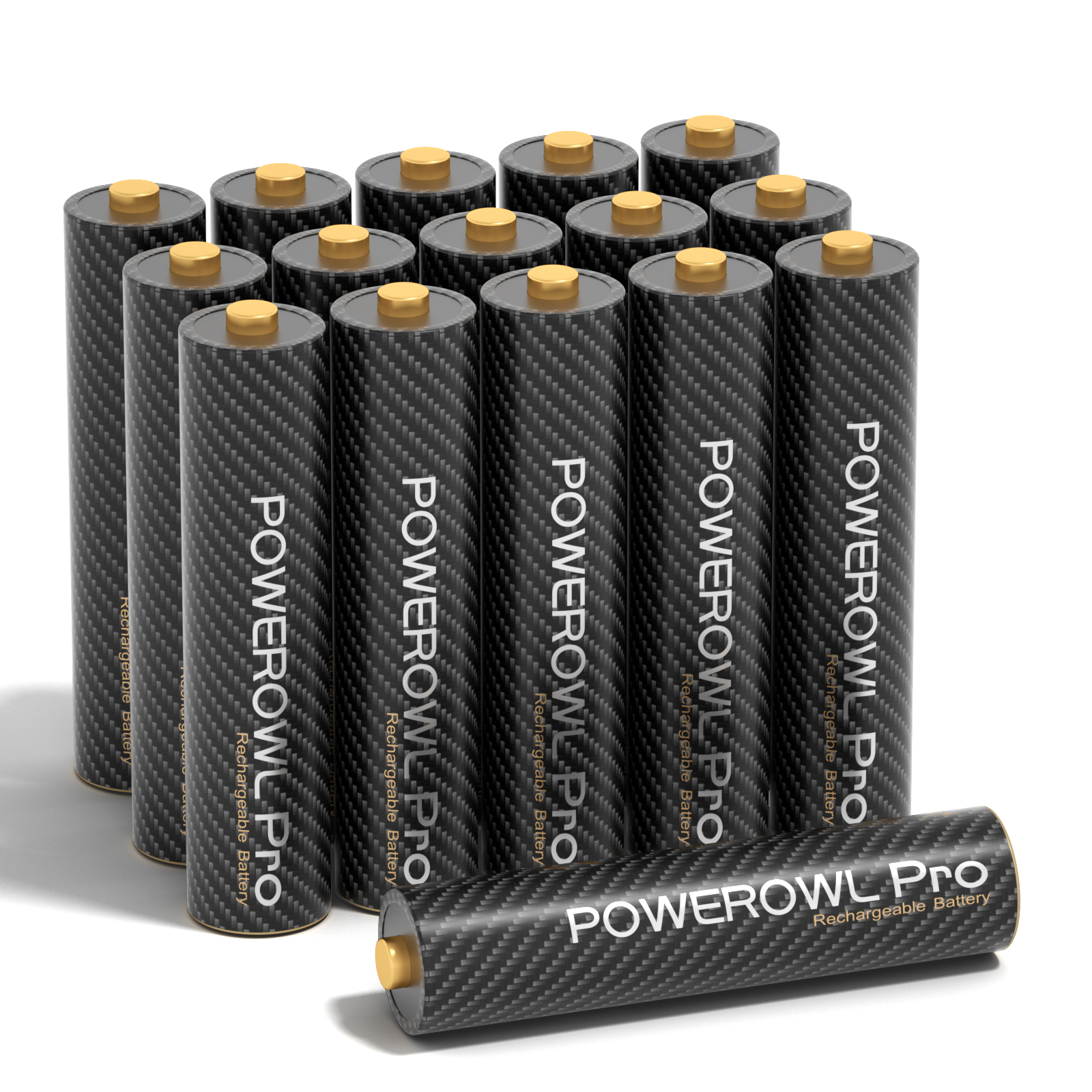 POWEROWL Rechargeable AAA Batteries PRO, High Capacity 1100mAh, Premium NiMH Triple A Battery -16 Count- $24.99